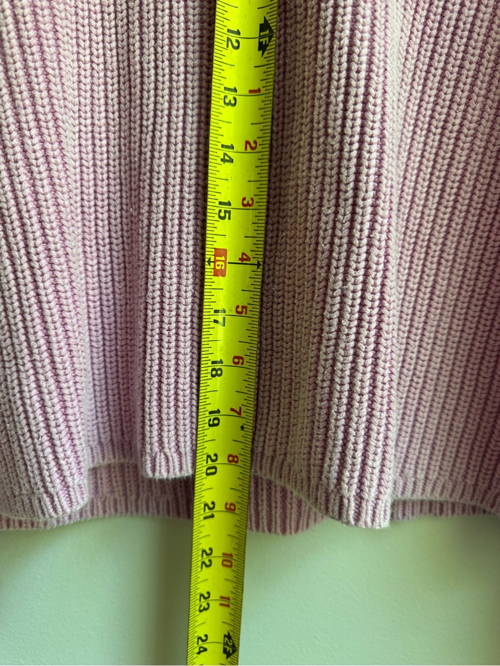 Calvin Klein Light Pink Ribbed Crewneck Sweater - Picture 5 of 6